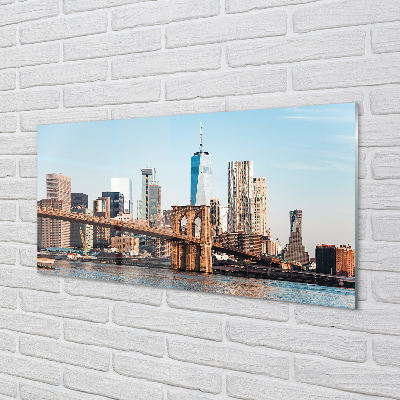 Acrylglasbilder Panorama-river-brücke