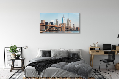 Acrylglasbilder Panorama-river-brücke