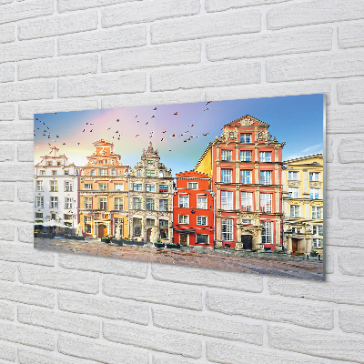 Acrylglasbilder Danzig altstadt gebäude