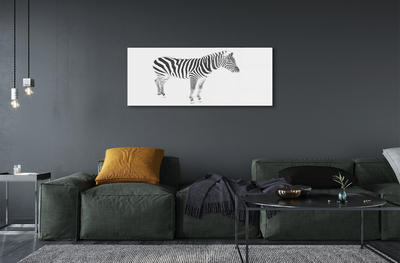 Acrylglasbilder Painted zebra