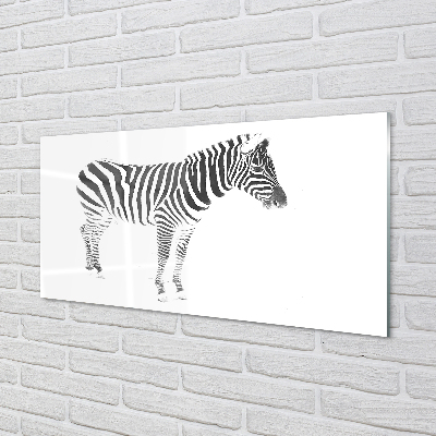 Acrylglasbilder Painted zebra