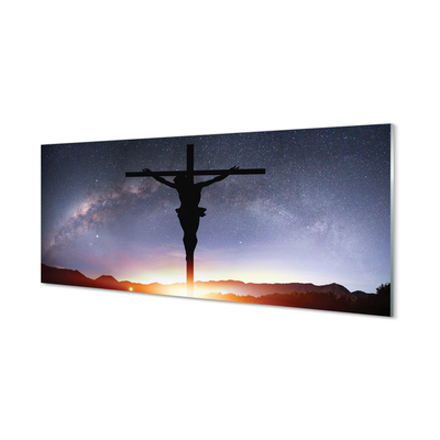 Acrylglasbilder Jesus gekreuzigt himmel