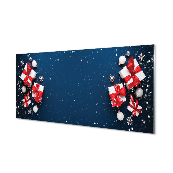 Acrylglasbilder Die geschenke schnee