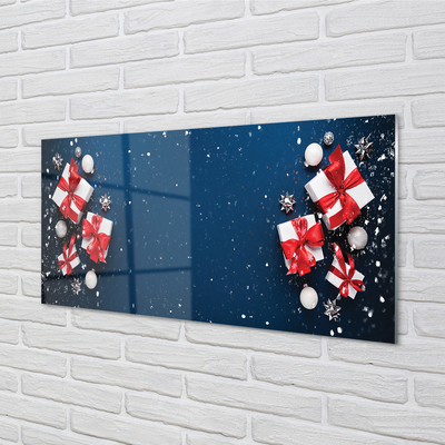 Acrylglasbilder Die geschenke schnee