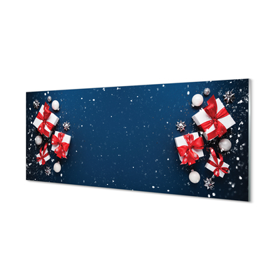 Acrylglasbilder Die geschenke schnee