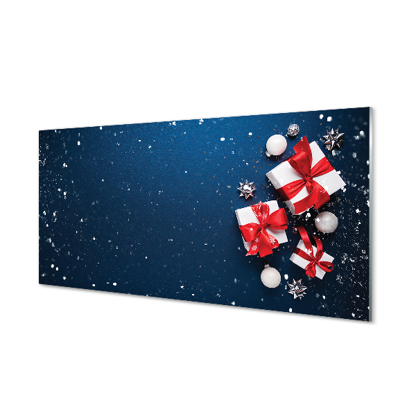 Acrylglasbilder Die geschenke schnee