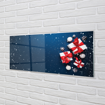 Acrylglasbilder Die geschenke schnee