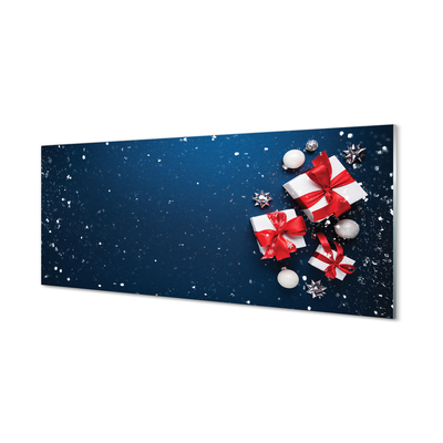 Acrylglasbilder Die geschenke schnee