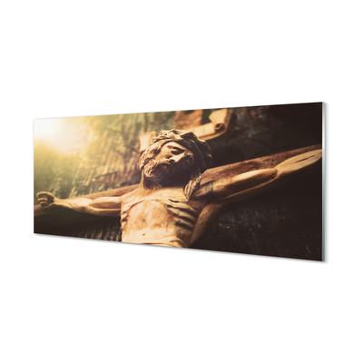 Acrylglasbilder Jesus holz