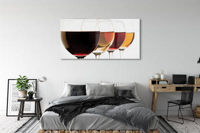 Acrylglasbilder Gläser wein