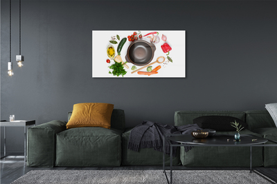 Acrylglasbilder Löffel tomaten petersilie