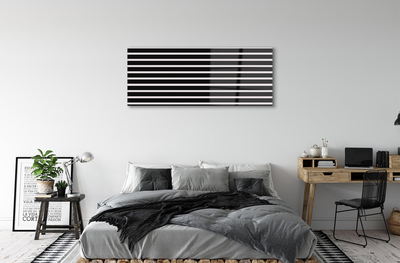 Acrylglasbilder Regelmäßige schwarze streifen