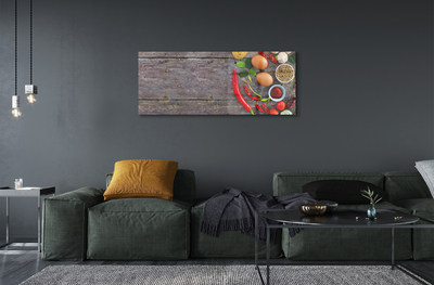 Acrylglasbilder Pfefferblätter ei