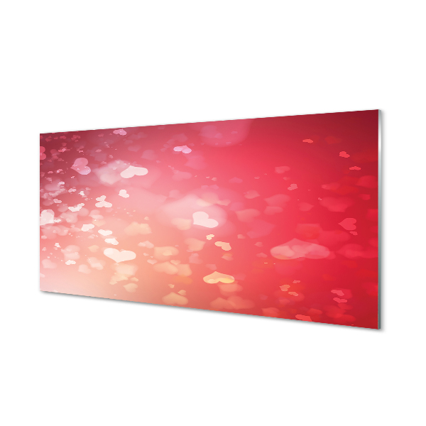 Acrylglasbilder Hintergrund rotes herz