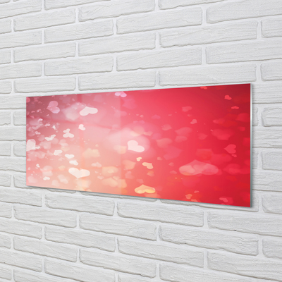 Acrylglasbilder Hintergrund rotes herz