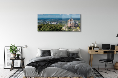 Acrylglasbilder Deutschland panorama der burg der stadt