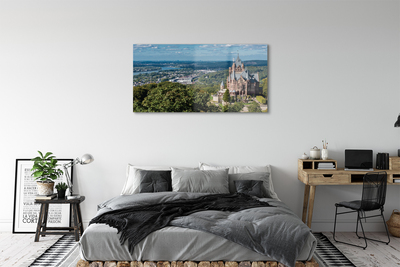 Acrylglasbilder Deutschland panorama der burg der stadt