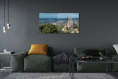 Acrylglasbilder Deutschland panorama der burg der stadt