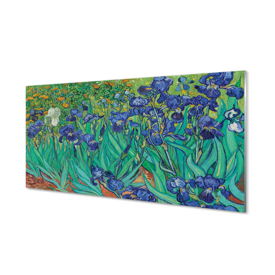 Acrylglasbilder Iris blume kunst