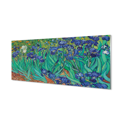 Acrylglasbilder Iris blume kunst