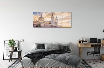 Acrylglasbilder Spanien kathedrale sonnenuntergang