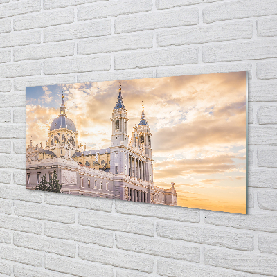 Acrylglasbilder Spanien kathedrale sonnenuntergang