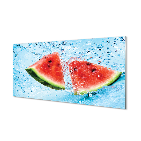 Acrylglasbilder Wassermelone wasser