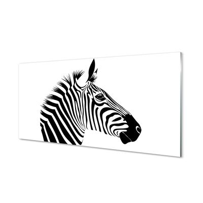 Acrylglasbilder Illustration von zebra