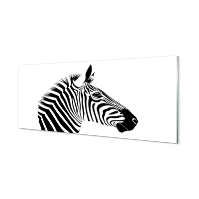 Acrylglasbilder Illustration von zebra