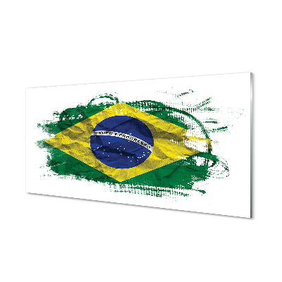 Acrylglasbilder Brasilien-flagge