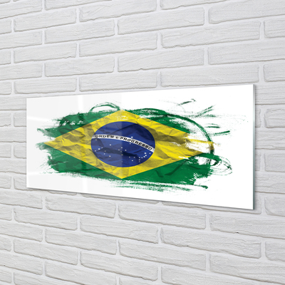 Acrylglasbilder Brasilien-flagge