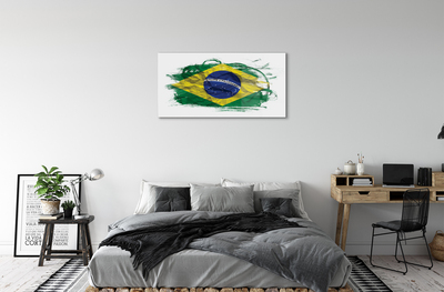 Acrylglasbilder Brasilien-flagge