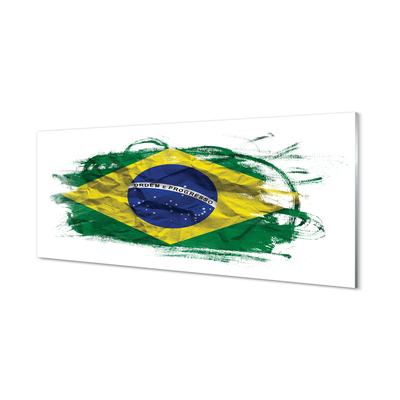 Acrylglasbilder Brasilien-flagge