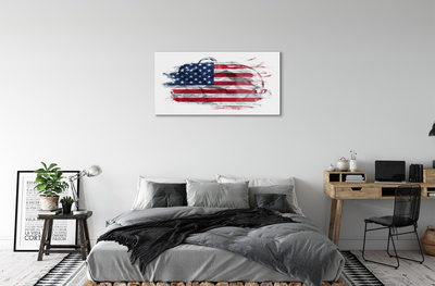 Acrylglasbilder United states flag