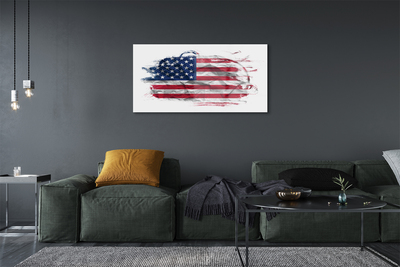 Acrylglasbilder United states flag