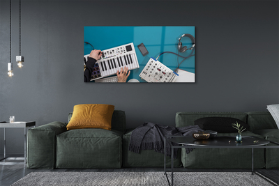 Acrylglasbilder Konsole dj-kopfhörer