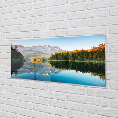 Acrylglasbilder Lake forest deutschland berg