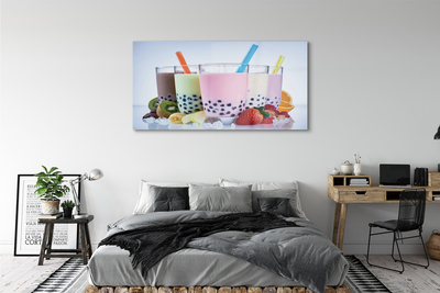 Acrylglasbilder Milkshakes obst