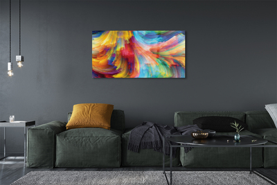 Acrylglasbilder Fractals unregelmäßige streifen der farbe
