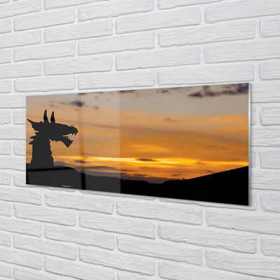 Acrylglasbilder Drachen himmel sonnenuntergang