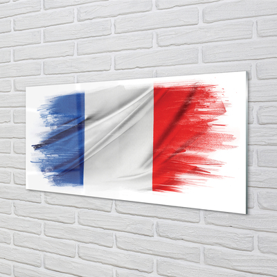 Acrylglasbilder Die flagge von frankreich