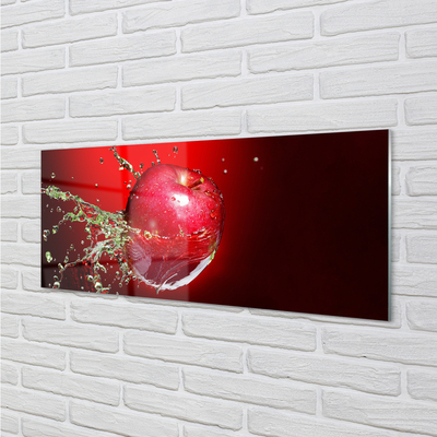 Acrylglasbilder Apple-tropfen