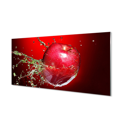 Acrylglasbilder Apple-tropfen