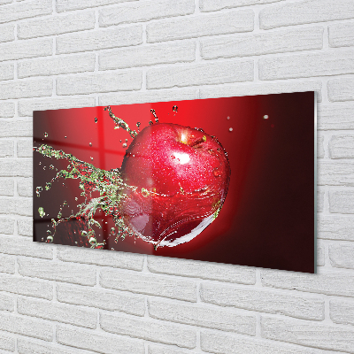 Acrylglasbilder Apple-tropfen