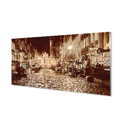 Acrylglasbilder Danzig altstadt nacht