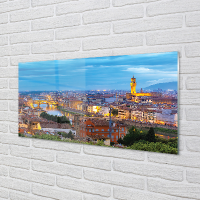 Acrylglasbilder Italien sunset panorama