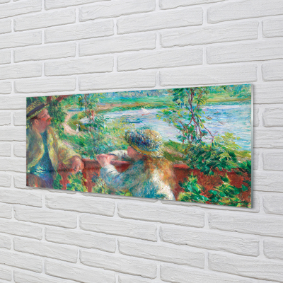 Acrylglasbilder Kunst treffen in der nähe von see