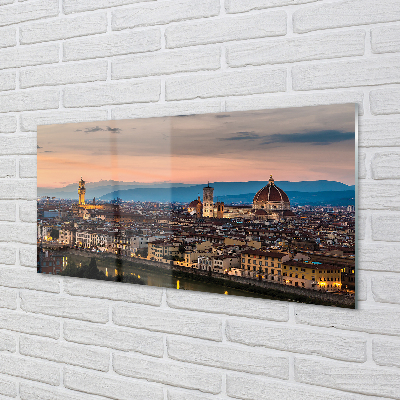 Acrylglasbilder Italien panorama kathedrale berge