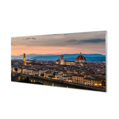 Acrylglasbilder Italien panorama kathedrale berge