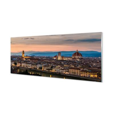 Acrylglasbilder Italien panorama kathedrale berge